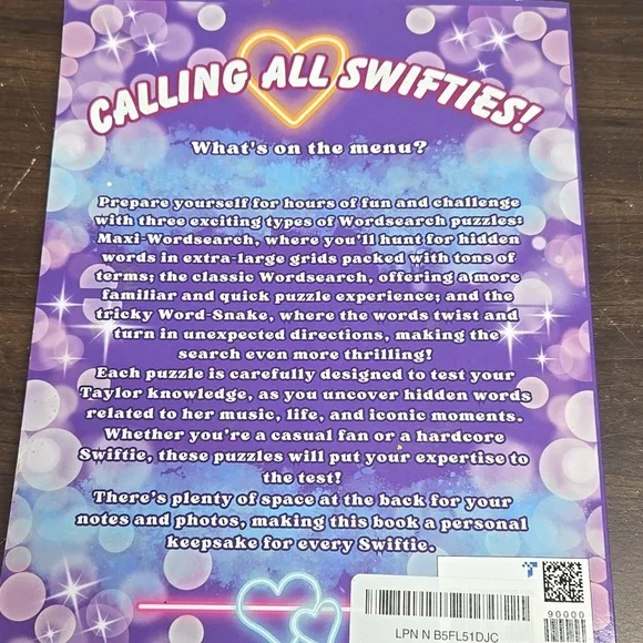 Word Search For Swifties Book - Picture 3 of 5